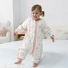 High Waist Baby Cotton Quilted Pants with Belly Protection – Mulberry Silk-Lined for Boys & Girls, Perfect for Autumn & Winter