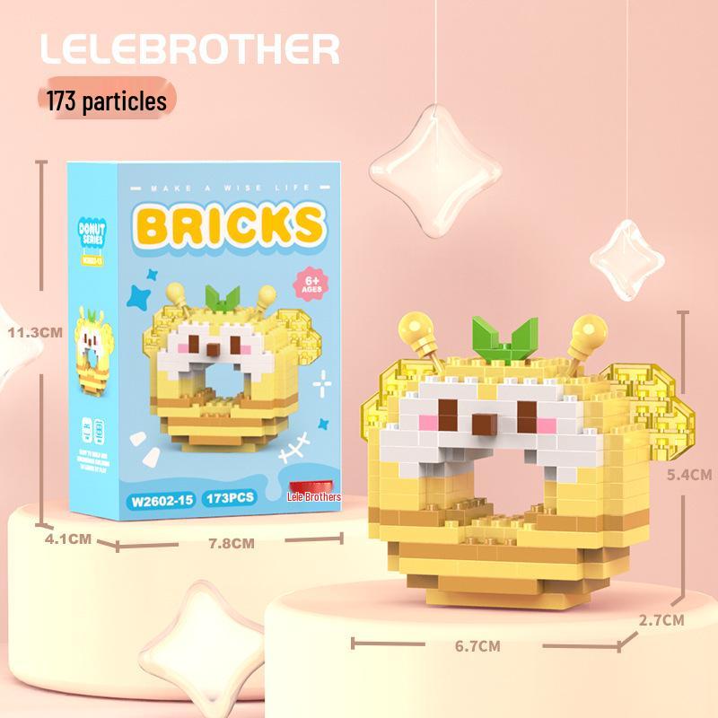 Совместимые с Lego микро строительные блоки мультяшные фигурки - детские развивающие настольные игрушки