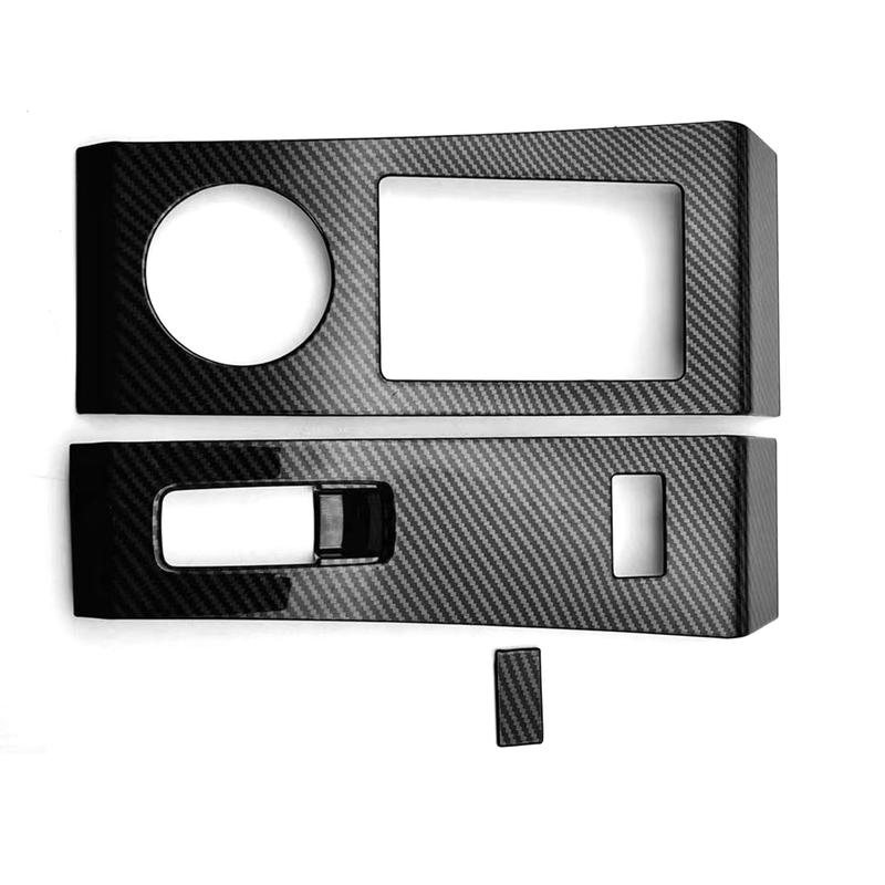 A87Q-Car Consoles Gear Shift Panel Trim Cover for Mitsubishi Outlander LHD Central Control Frame Decor Sticker