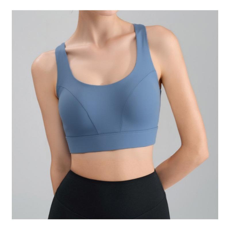 U Back Push Up Shockproof Sports Bra For Yoga Fitness Women