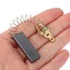 2Pcs Spring And Wires Electric Motor Carbon Brushes For Dust Collector Cleaner