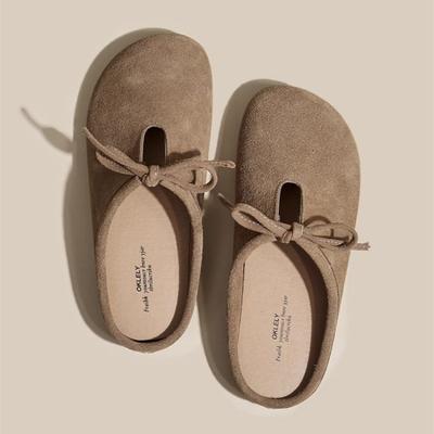 Весна и Осень новая Баотоу мягкая подошва женская верхняя одежда доступная повседневная одна педаль