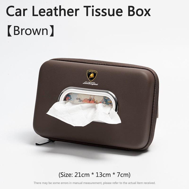 Car 3D stereoscopic tissue box seat backrest Sun visor tissue box For Lamborghini Urus Huracan Aventador Premium Keyring PP49