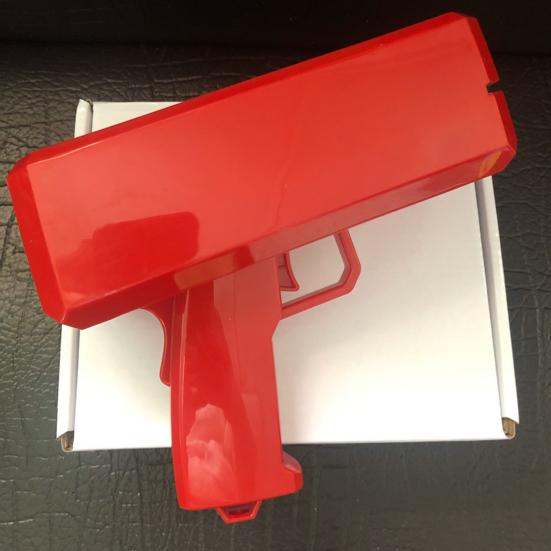 Электрический Игрушечный Пистолет для Разбрасывания Денег Работающий от Батареек Ручной Игрушка для Разбрасывания Поддельных Денег Сделай Денежный Дождь