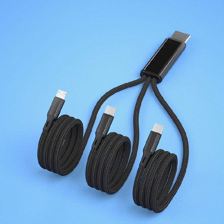 USB C на USB C Micro USB Коннектор Быстрозарядный Шнур для Мобильного Телефона