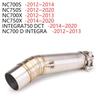 Индивидуальная выхлопная труба для мотоциклов NC700X/NC700S/NC750X/NC750S