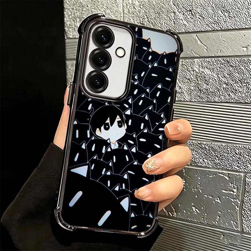 O-Omori Мультяшная Игра Мягкий Чехол Для Телефона Для Samsung A17 A27 A07 A37 A57 A16 A56 A15 A55 A14 A54 A13 A53 A26 A36 A25 A35 A24 A34 A23