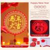 Acrylic New Year Lantern Red Hanging Lights New Red Hanging Lanterns  Chinese New Year