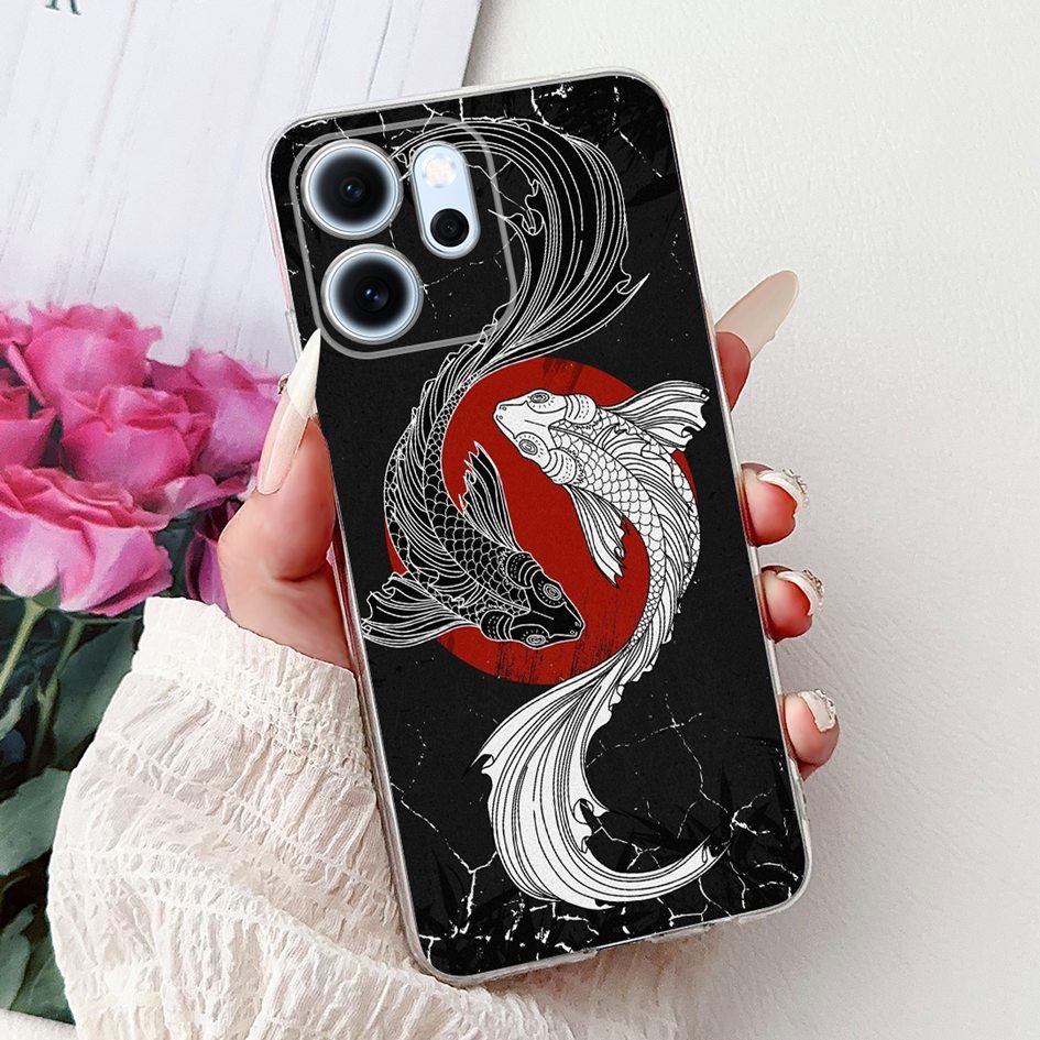 For Cover OPPO Reno 14F 2025 Case Reno14F Popular Bamboo Bowknot Soft Silicone Clear TPU Bumper For OPPO Reno14 F CPH2743 Shells
