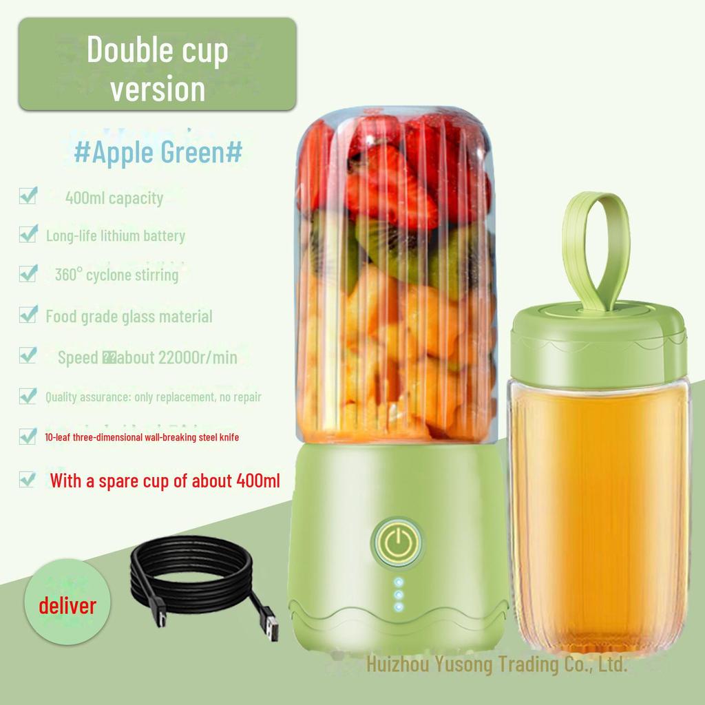 Multifunctional Portable Mini Electric Juicer Cup - Wireless Small Household Blender
