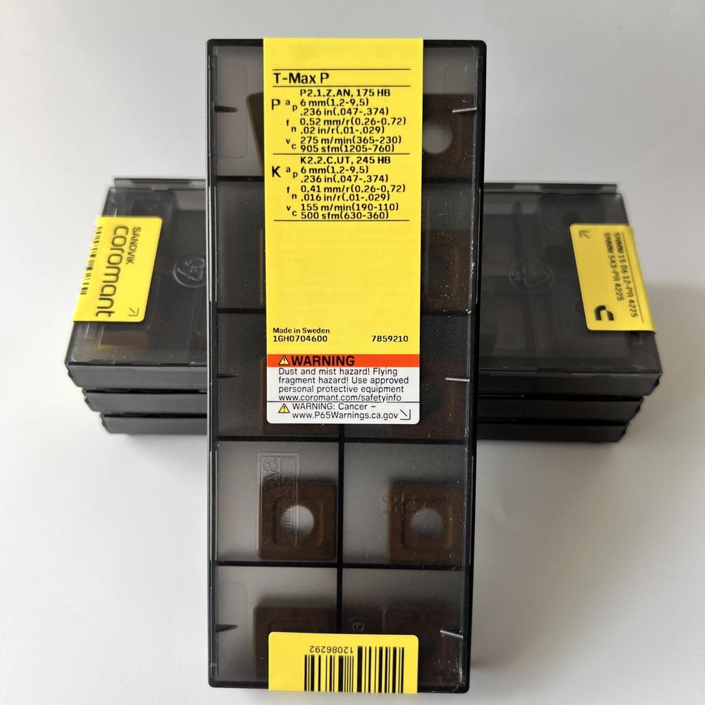 SANDVIK / SNMM150612-PR 4225 / Original Swedish hard alloy blade 10 Pcs