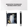 Invisible Room Door Lock Press Type Concealed Handle Hidden Outward-Opening Wooden Magnetic Door Handle Door Lock 2025 NEW