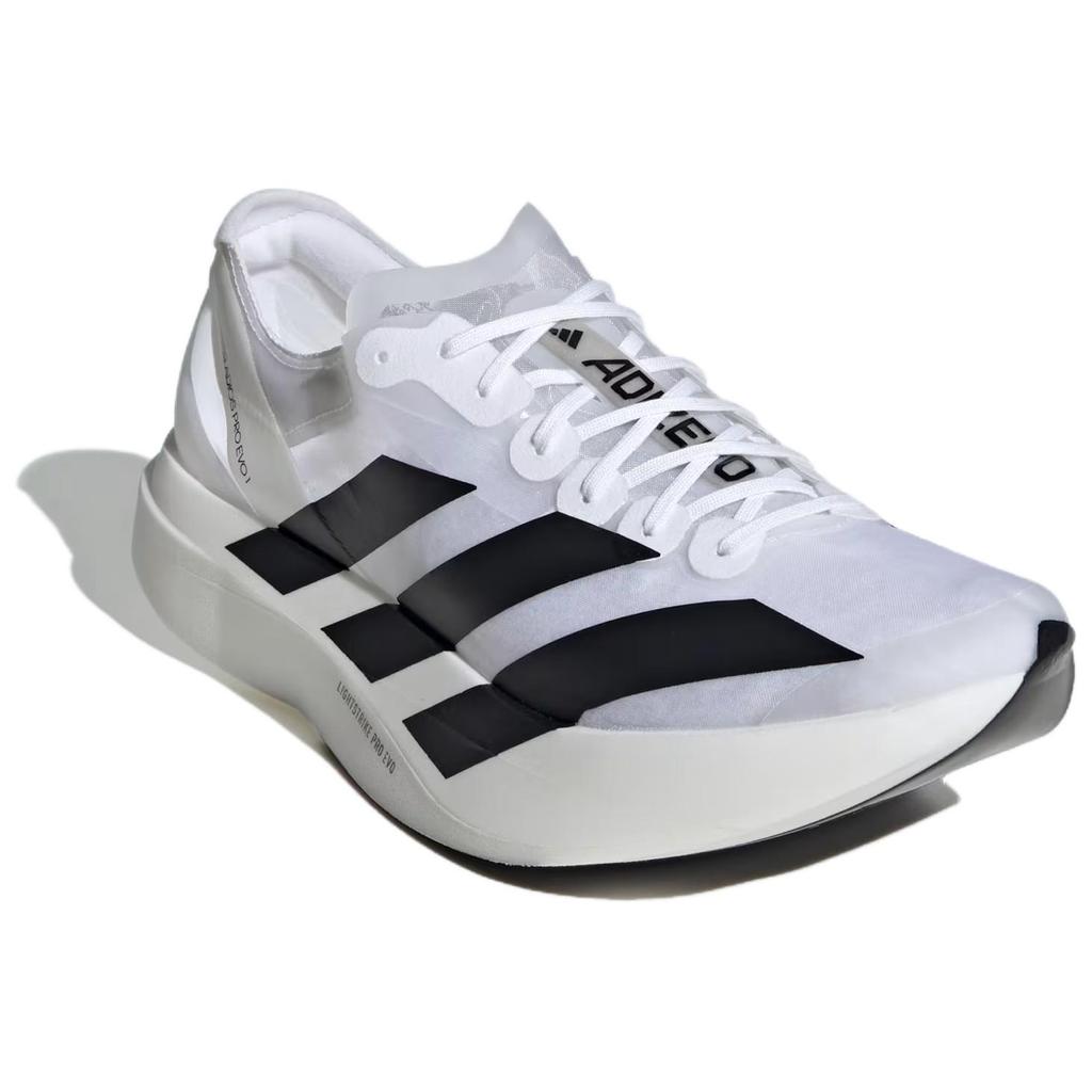 adidas Adizero Adios Pro Evo 1 Дышащие Низкие Марафонские Беговые Кроссовки Унисекс Белый Черный Издание 2024 IH5564-2024