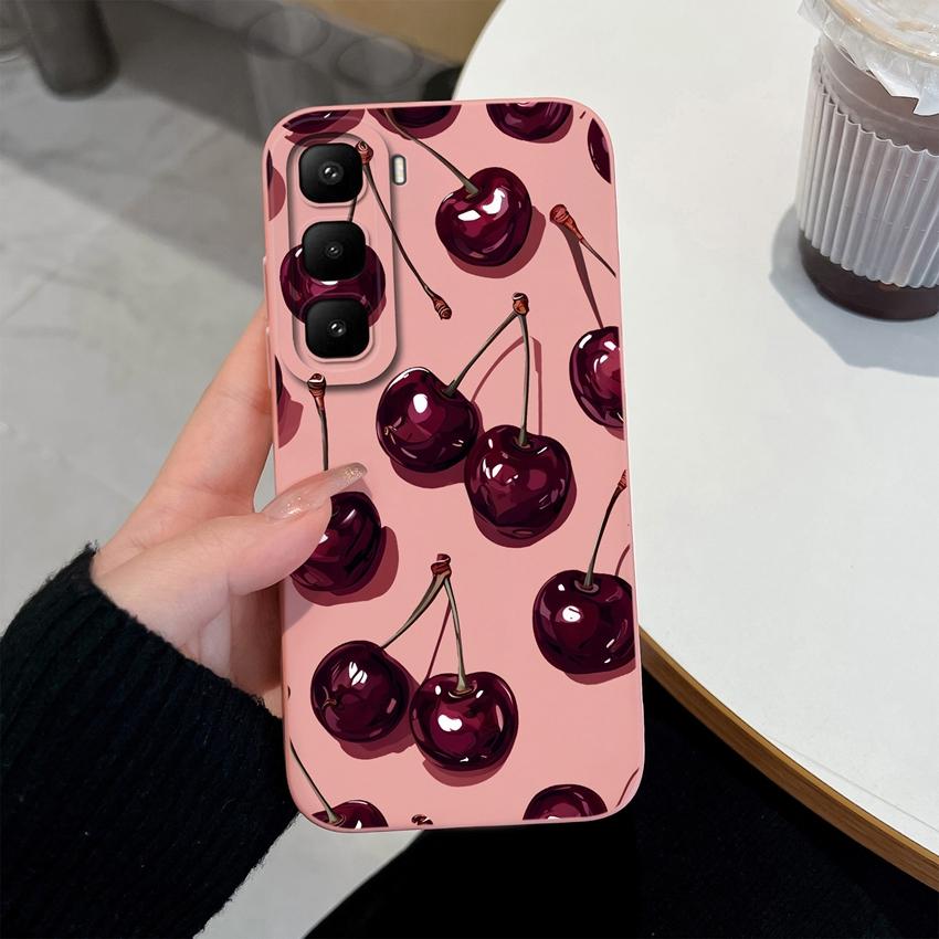 Для Infinix Hot 60 50 Pro Plus 40Pro 30 Play 70 60i 50i 40i 30i Чехол для телефона Сладкий Кролик Торт Новое Улучшение Мягкий Гладкий Силикон Легкий Прочный Корпус