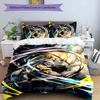 3pcs Uzui Tengen1 Design Cover Set - HD Printed Bedding with 1 Cover and 2 Pillowcases - Perfect for Home and Dorm Decor