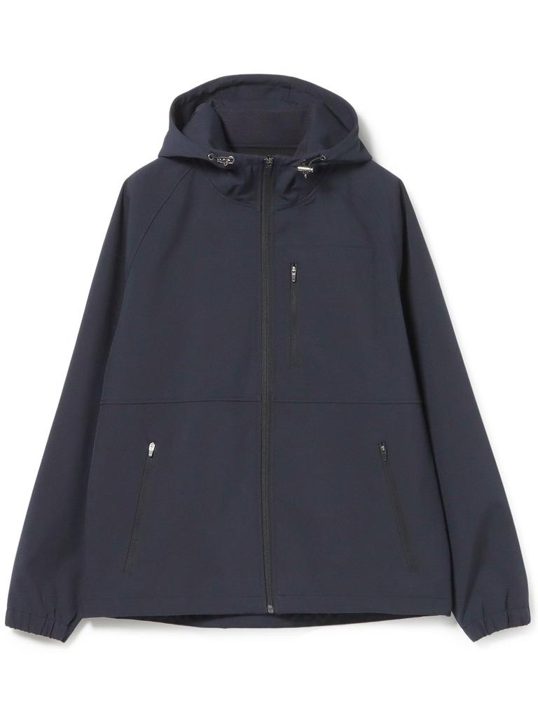 Beams Heart Film Light Hoodie and Size S Men's Water-Repellent (Windproof Water-Repellent) Navy,