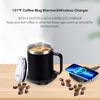 2 IN 1 Coffee Mug Warmer and Wireless Charger with Cup and Lid 55 Celsius /131 Fahrenheit  Intelligent Constant