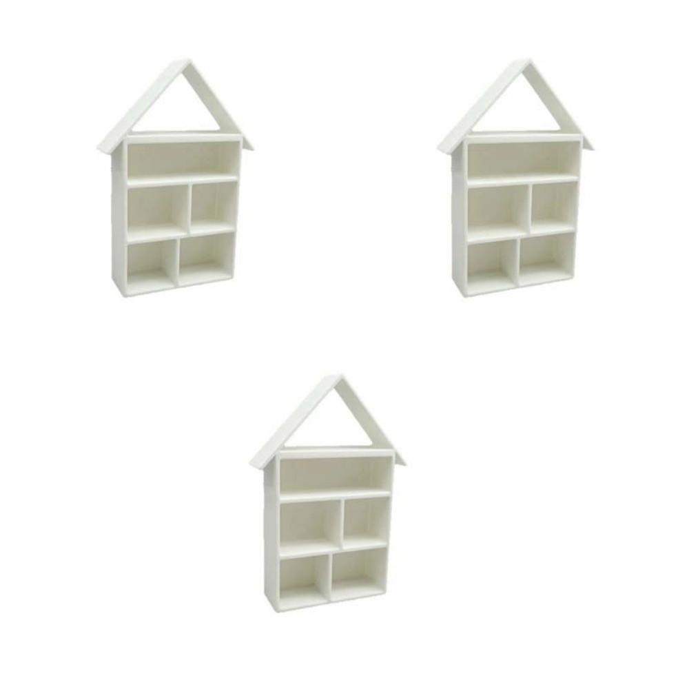 1pc / 2pcs / 3pcs White / Red Ring Necklace Organizer DIY Earrings Storage Box Desktop Decor