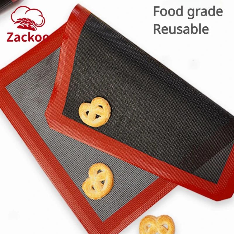 30X40cm Silicone Grill Mat Baking Tray Breathable Cookie Bread Mat Oven Microwave High Temperature Baking Kitchen Tools