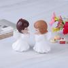 2 шт. Фигурки ангелов Миниатюрная скульптура для украшения торта
