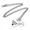Fashion Creative Couple Jewelry Letter ''You Are My Person'' Pendant Necklace Key Chain