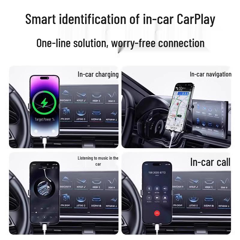 Плетеный кабель USB — Type-C для быстрой зарядки для iPhone 17/16/15 CarPlay