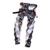2020 Bardian Embroidered Ripped Jeans Men Straight Hole Patch Jeans Frame Denim