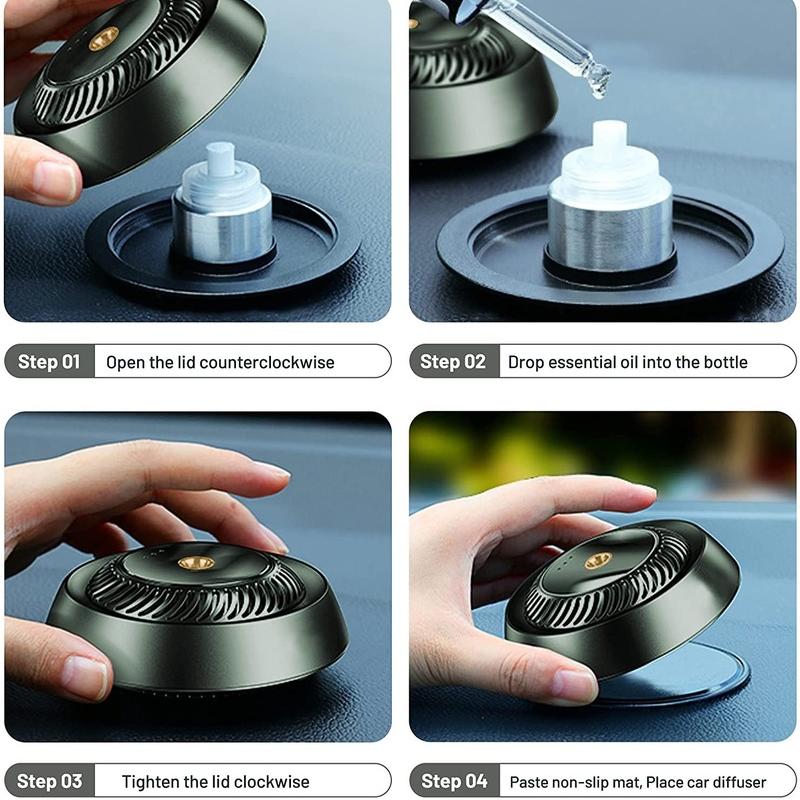 Car Air Freshener with Essential Oils Set Perfume Diffuser Auto Perfume Flavoring Aromatherapy for Car Interior Accessories