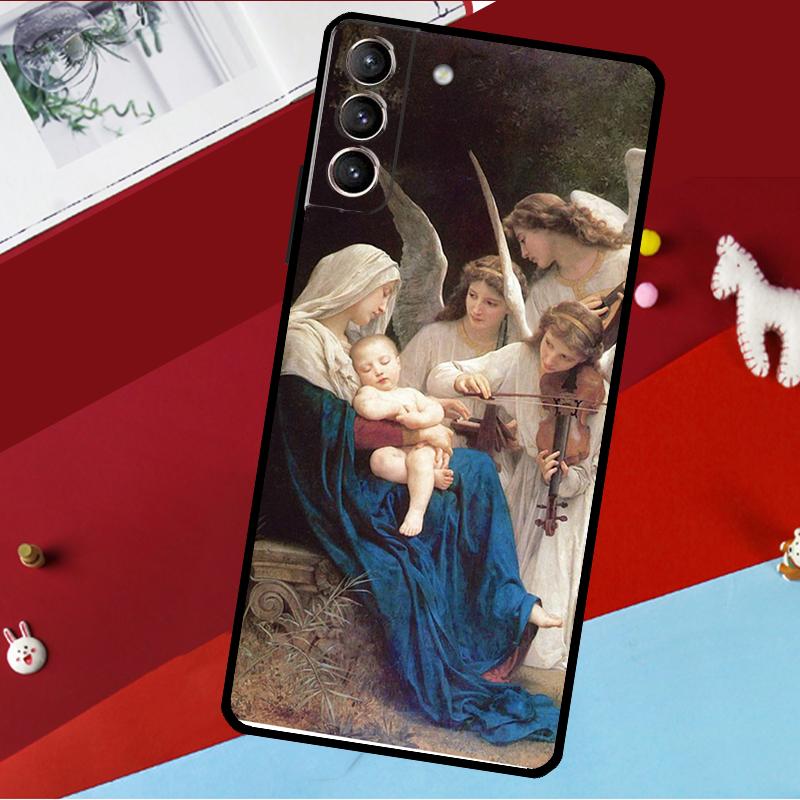 Virgin De Guadalupe Virgen Mary Funda For Samsung Galaxy S26 S25 S24 S21 S22 S20 Ultra S9 S10 Plus S23 FE S25 FE Phone Case