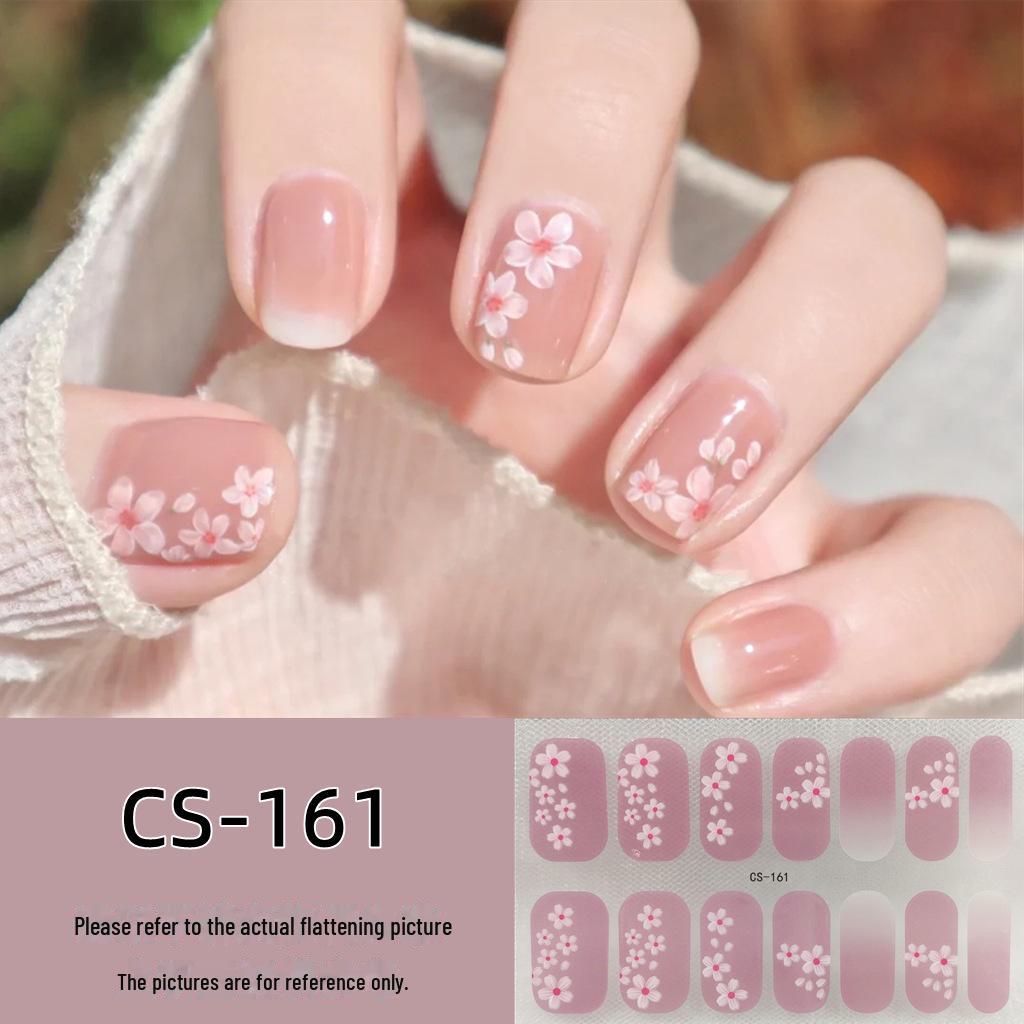 Водостойкие долговечные 3D-гелевые наклейки для ногтей без запекания — съемные и носимые дизайны для всех ногтей для женщин