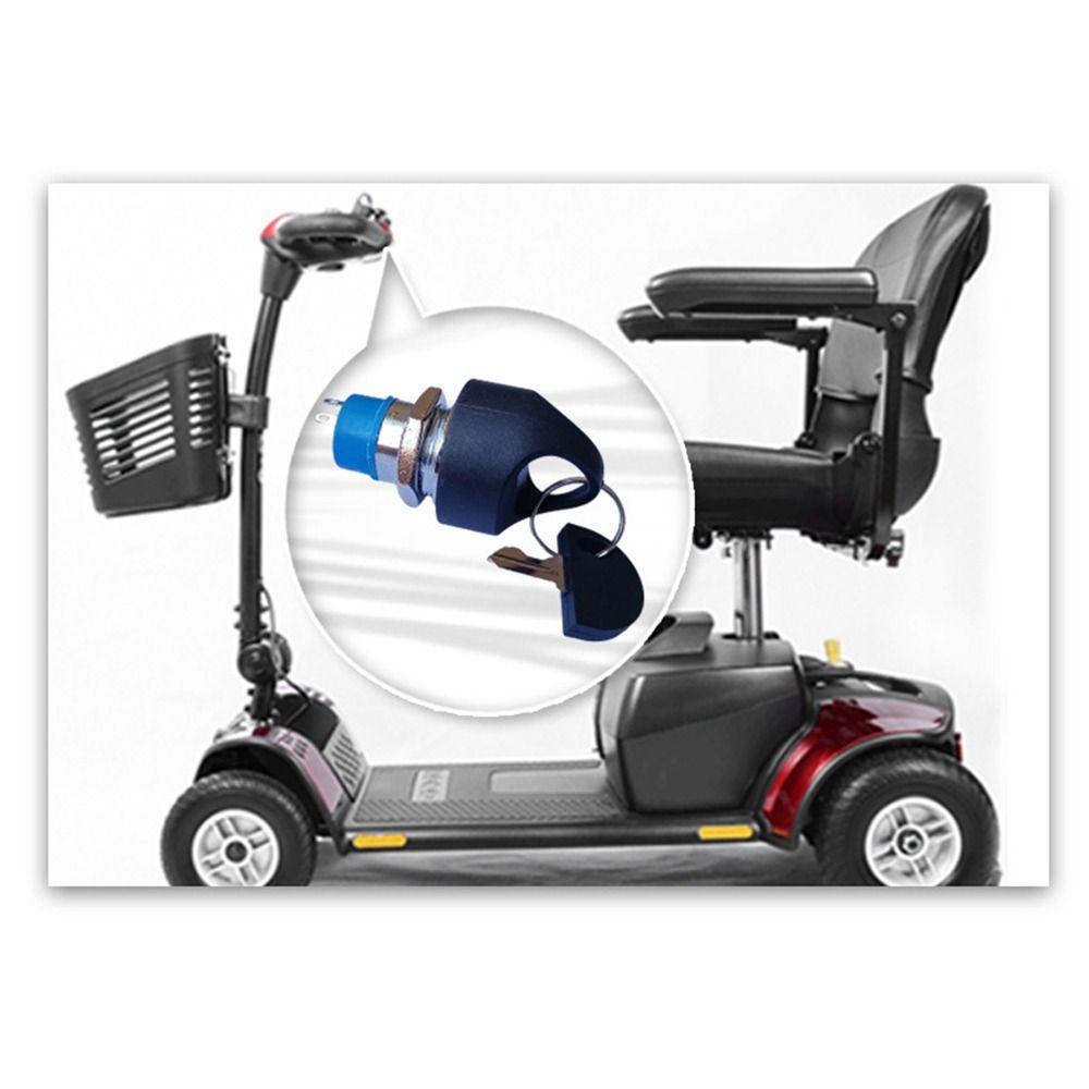 Replacement Easy Pull Key Set Anti Theft Wheel Chair Key Mobility Scooter Key Cycling Accessories