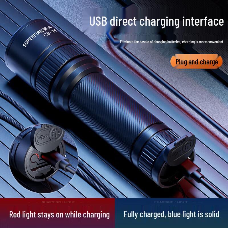 SupFire C8-M Portable LED Flashlight