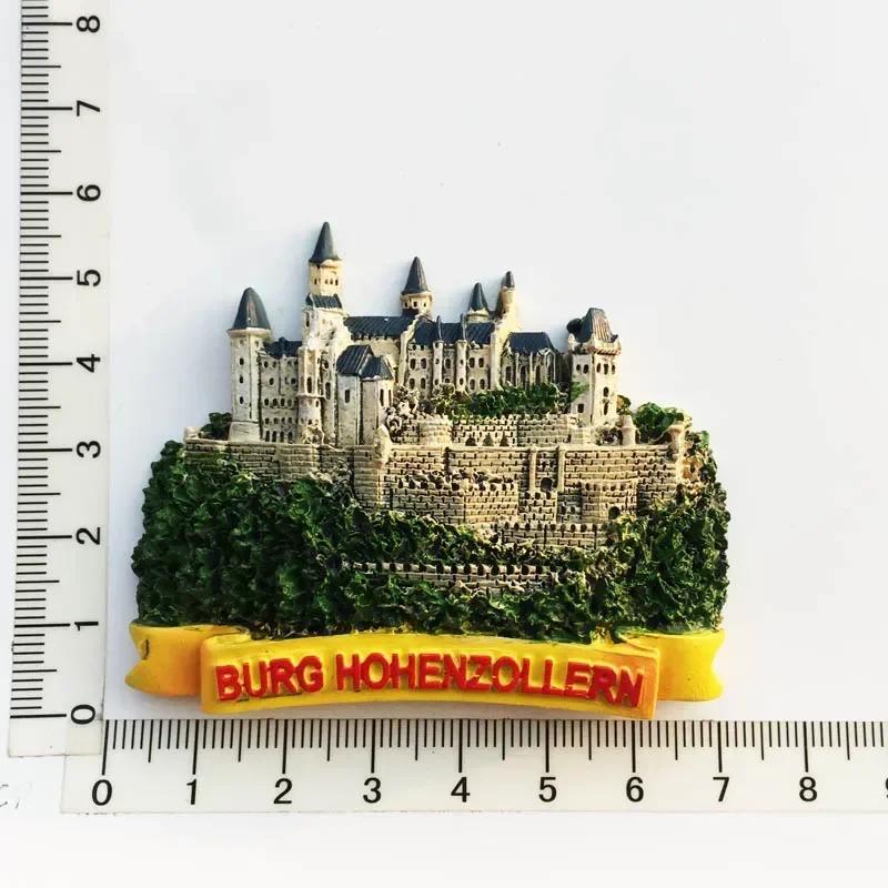 Немецкие магниты на холодильник Берлин Франкфурт Гамбург Фрайбург Мюнхен Нойшванштайн туристические сувениры магнитные наклейки путешествия подарки