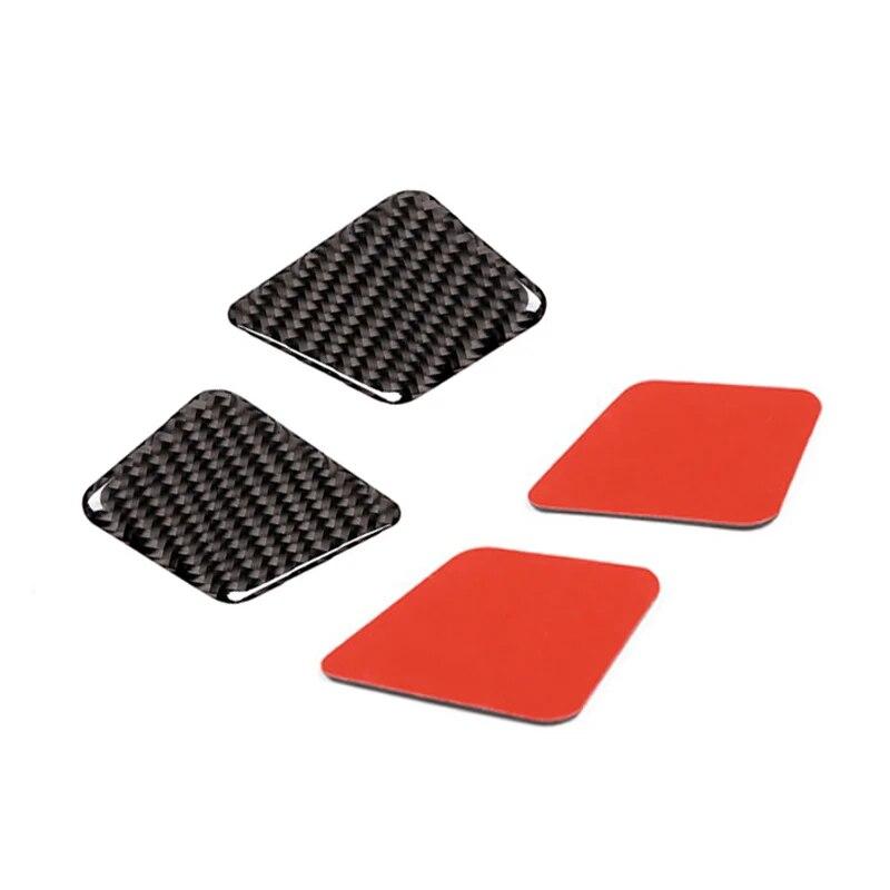 Для Mercedes Benz C Class W204 2005 2006 2007-2009 2010 2011 2012 4 шт. углеродное волокно, внутренняя дверная ручка автомобиля, накладка на чашу