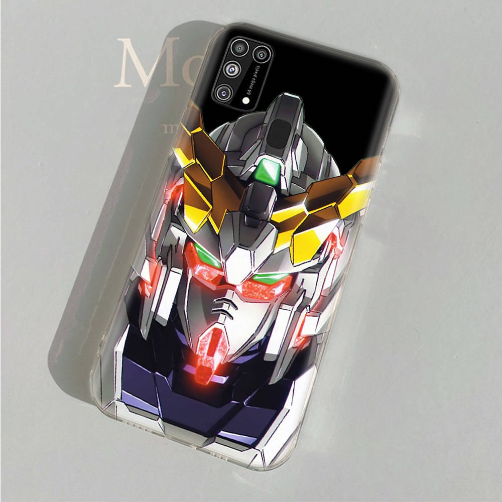 AD71 GUNDAM прозрачный чехол для Samsung A04 A14 A23 A34 A54 M23 M33 M52 M53 Realme 10 9 C30S C35 C55 VIVO Y02 Y21 Y33S Y51 X80 V25 чехол