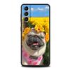 Милый мопс чехол для телефона Samsung Galaxy S24 S23 S22 S20 Ultra S21 FE 5G S10 S9 Plus S10E S8 Мягкий силиконовый чехол