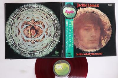 Виниловая пластинка JACKIE LOMAX - Is This What You Want AP8693 APPLE 1969 Япония Obi Рок Б/у
