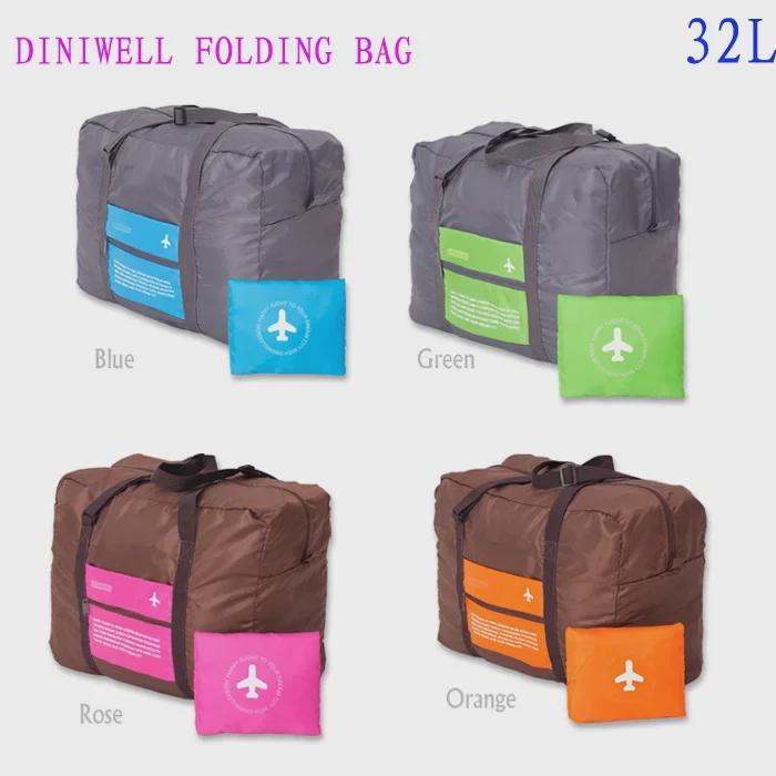 Складная дорожная сумка на колесиках объемом 32 л — портативная, ручная и пригодная для авиаперелетов на короткие расстояния