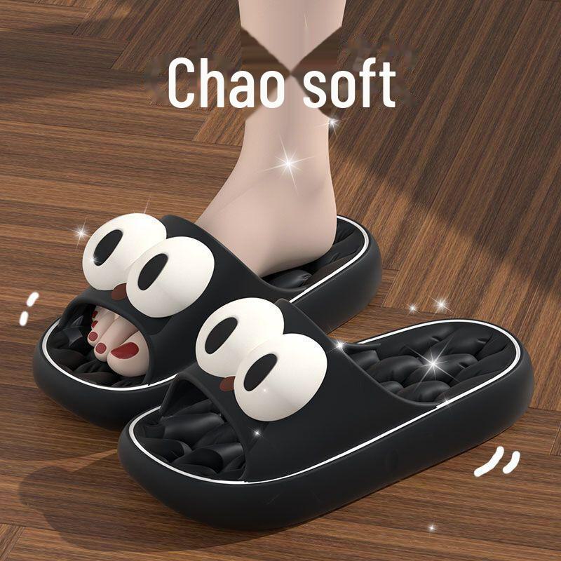 Мужские тапочки в корейском стиле на толстой подошве: Модные, универсальные, удобные, нескользящие, повседневные домашние тапочки на лето.