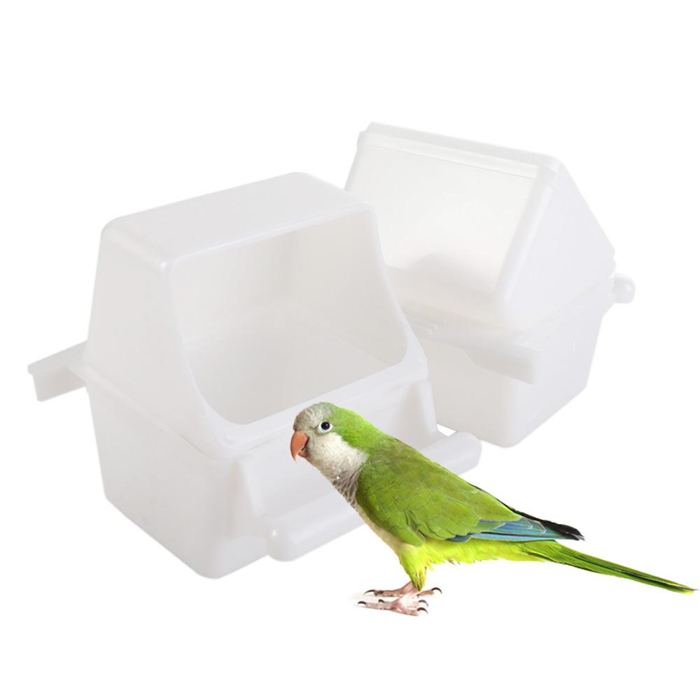 Peony Bird Starling Parrot Bird Cage Food Box Parrot Food Box Bird Feeder Parakeet Water Dispenser