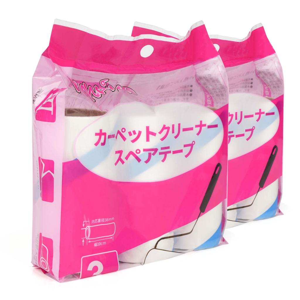 KAWAIKO Carpet Adhesive Diagonal 100mm x 60 Strong Convenient for Removing Pet and More Cleaner 6 Cleaner, Cleaner, Cut, Rounds, Adhesive, Dust, Hair,