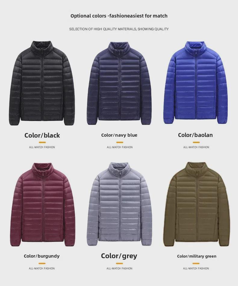 Зимняя мужская куртка большого размера 2023 года из легкого и теплого хлопка для работы