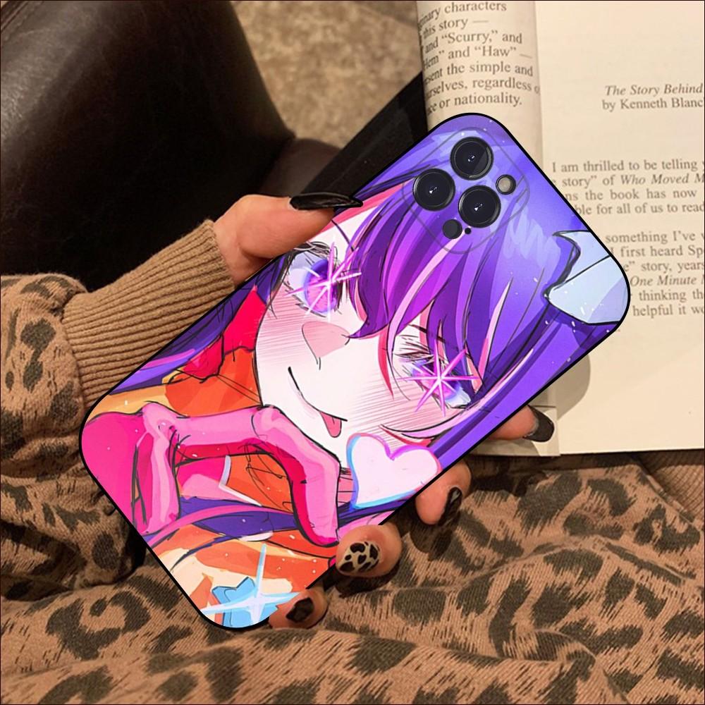 Чехол для телефона с изображением Аниме Оши но Ко Хосино Ай Для iPhone 15 14 11 12 13 Mini Pro XS Max Чехол 6 7 8 Plus X XR SE 2020 Funda Shell