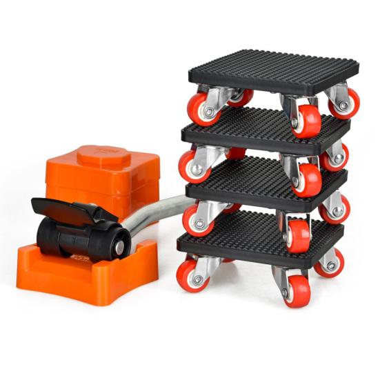 1 комплект подъемного инструмента для мебели с ломом, подъемный блок, тяжелый подъемный механизм для мебели с колесами, тележка для перемещения мебели, слайдер