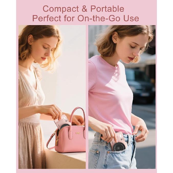 FLATIC Цифровая камера, 5K 75 МП Камеры для Фотосъемки с WiFi и картой памяти 64 ГБ, Автофокус Камера для Влогинга на YouTube с поворотным экраном 180°,