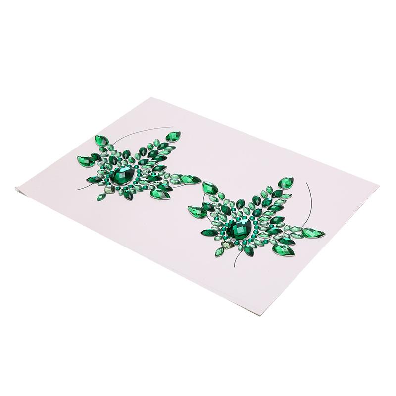 Акриловые кристаллические наклейки на соски, клейкие наклейки на грудь, сексуальные наклейки