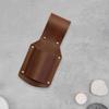 Leather Belt Hammer Holder with Steel Rings Holsters for Convenient Tool Transport Clip On Belt Hammer Holder for Work