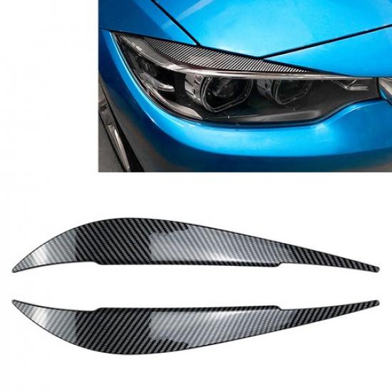 Накладки на передние фары из углеродного волокна для BMW 4 серии F32 F33 F36 2012-2020