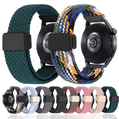 Эластичный нейлоновый ремешок для Huami Amazfit Bip 5/GTR 42мм 47мм Браслет GTR 4 3 Pro 2e/GTS 4 2 Mini Плетеный браслет 20мм 22мм Ремешок на запястье
