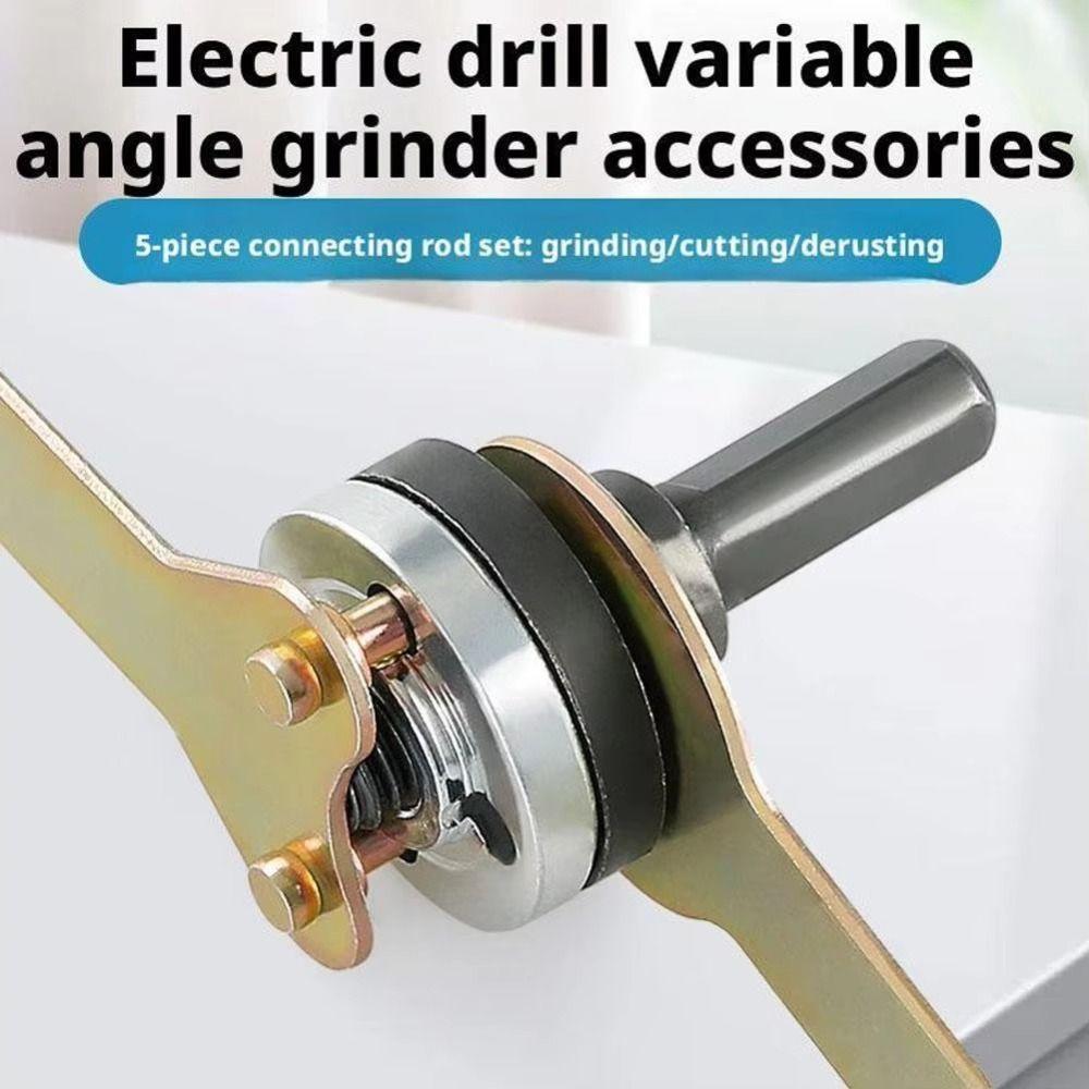 Convenient Conversion Grinding Connection Adapter Solid Angle Grinder To Drill Jewelry Handicrafts